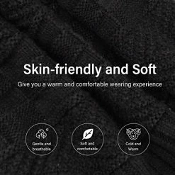Best reviews of π Mens π© Womens Winter Beanie Hat Scarf Set Warm Knit Hat Thick Fleece Lined Winter Cap Neck Warmer For Men π© Women B Black π 8 Best reviews of π Mens π© Womens Winter Beanie Hat Scarf Set Warm Knit Hat Thick Fleece Lined Winter Cap Neck Warmer For Men π© Women B Black π -Men Skullies & Beanies Sales 511Calw3UPL