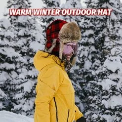 Best reviews of ⌛ Fur Winter Trapper Hat,Wool Faux Fur Aviator Ski Trapper Trooper Pilot Hat,Snow Eskimo Hat With Ear Flaps For Men & 👩 Women Brown ✔️ -Men Skullies & Beanies Sales 511Y0A4dRvL