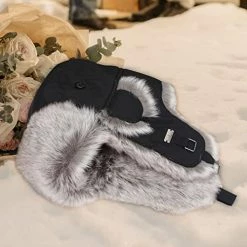 Best Pirce ✨ Kurhatic Winter Trapper Hat,Warm Faux Fur Aviator Hat,Russian Trooper Hunting Ski Hat With Ear Flaps for Men & 👩 Women Charcoal Gray 🌟 -Men Skullies & Beanies Sales 512JEMZ3Q8L