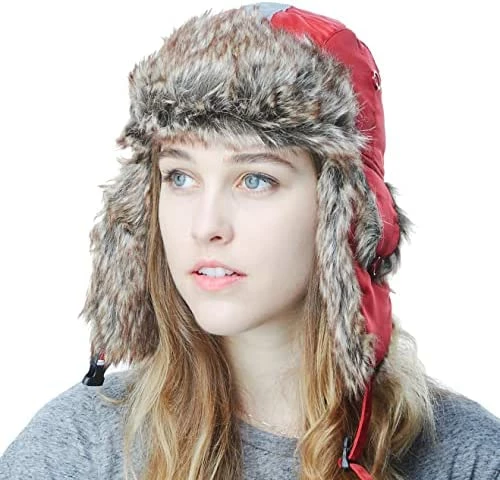 Outlet π The Hat Depot Winter Bomber Safety Reflective Faux Fur Aviator Kids & Adult Trapper Hat Snow Ski Trooper Hat 1. Plain - Blaze Orange π 16 Outlet π The Hat Depot Winter Bomber Safety Reflective Faux Fur Aviator Kids & Adult Trapper Hat Snow Ski Trooper Hat 1. Plain - Blaze Orange π - Image 14