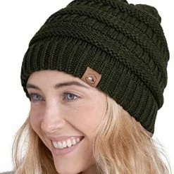 Cheapest 😍 Tough Headwear 👩 Womens Beanie Winter Hat - Warm Chunky Cable Knit Hats - Soft Stretch Thick Cute Knitted Cap For Cold Weather Beige 😀 23 Cheapest 😍 Tough Headwear 👩 Womens Beanie Winter Hat - Warm Chunky Cable Knit Hats - Soft Stretch Thick Cute Knitted Cap For Cold Weather Beige 😀 -Men Skullies & Beanies Sales 513zaCAXpL. AC