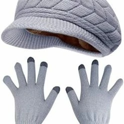Best deal 🤩 HINDAWI Winter Hats Gloves For 👩 Women Knit Warm Snow Ski Outdoor Caps Touch Screen Mittens Hat And Gloves (grey) 😍 13 Best deal 🤩 HINDAWI Winter Hats Gloves For 👩 Women Knit Warm Snow Ski Outdoor Caps Touch Screen Mittens Hat And Gloves (grey) 😍 -Men Skullies & Beanies Sales 514dGCbsqoL. AC