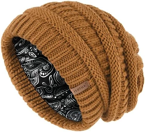 Best Pirce ๐ FURTALK Winter Beanie Hat For ๐ฉ Women Satin Lined Cable Knit Chunky Slouchy Beanies Skull Warm Cap Wine Red-satin Lining โ๏ธ 13 Best Pirce ๐ FURTALK Winter Beanie Hat For ๐ฉ Women Satin Lined Cable Knit Chunky Slouchy Beanies Skull Warm Cap Wine Red-satin Lining โ๏ธ - Image 11