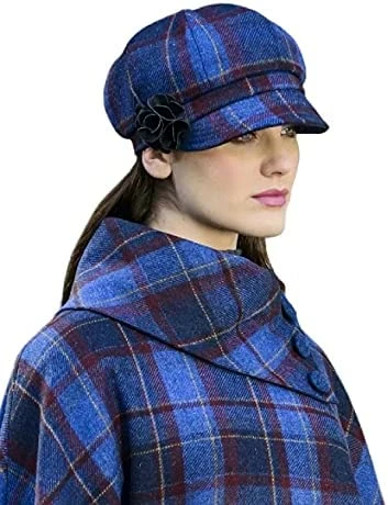 Top 10 ✨ Mucros Weavers Newsboy Hat For 👩 Women Irish Cap Made In Ireland Pink Tartan 🥰 6 Top 10 ✨ Mucros Weavers Newsboy Hat For 👩 Women Irish Cap Made In Ireland Pink Tartan 🥰 - Image 4