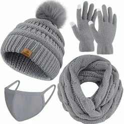 New ๐ URATOT Winter Warm Knitted Sets Knitted Beanie Hat Scarf Face Cover Touchscreen Gloves Set For Men ๐ฉ Women Navy ๐ 31 New ๐ URATOT Winter Warm Knitted Sets Knitted Beanie Hat Scarf Face Cover Touchscreen Gloves Set For Men ๐ฉ Women Navy ๐ -Men Skullies & Beanies Sales 51798QnZDjL. AC
