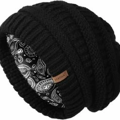 Best Pirce ๐ FURTALK Winter Beanie Hat For ๐ฉ Women Satin Lined Cable Knit Chunky Slouchy Beanies Skull Warm Cap Wine Red-satin Lining โ๏ธ 26 Best Pirce ๐ FURTALK Winter Beanie Hat For ๐ฉ Women Satin Lined Cable Knit Chunky Slouchy Beanies Skull Warm Cap Wine Red-satin Lining โ๏ธ -Men Skullies & Beanies Sales 517RuV7rAPL. AC