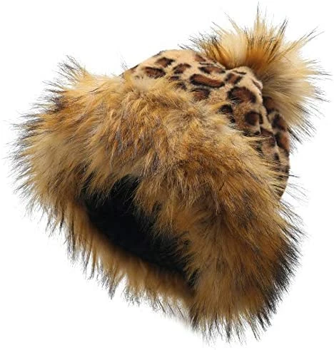 Brand new π LA CARRIE π© Women's Faux Fur Hat Russian Cossack Pompom Cap For Winter Ski Snow Red π 7 Brand new π LA CARRIE π© Women's Faux Fur Hat Russian Cossack Pompom Cap For Winter Ski Snow Red π - Image 5