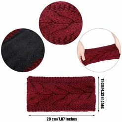 Best Pirce β¨ 6 Pieces Winter Cable Knit Headband Fleece Lined Winter Ear Warmer Headband Wrap For π
Christmas Valentineβs Day Giving (Classic Colors) π