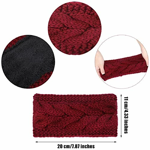 Best Pirce โจ 6 Pieces Winter Cable Knit Headband Fleece Lined Winter Ear Warmer Headband Wrap For ๐
Christmas Valentineโs Day Giving (Classic Colors) ๐ 3 Best Pirce โจ 6 Pieces Winter Cable Knit Headband Fleece Lined Winter Ear Warmer Headband Wrap For ๐
Christmas Valentineโs Day Giving (Classic Colors) ๐