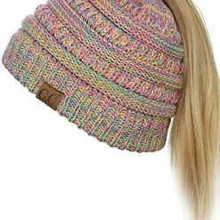 Promo 🔥 C.C BeanieTail Soft Stretch Cable Knit Messy High Bun Ponytail Beanie Hat Dark Olive 👍 26 Promo 🔥 C.C BeanieTail Soft Stretch Cable Knit Messy High Bun Ponytail Beanie Hat Dark Olive 👍 -Men Skullies & Beanies Sales 519qBp1WtGL. AC