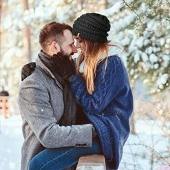 Cheapest ⌛ FURTALK Knit Beanie Hats For 👩 Women Men Fleece Lined Ski Skull Cap Slouchy Winter Hat Garnet Red 👏 -Men Skullies & Beanies Sales 51AvrAPXS8L