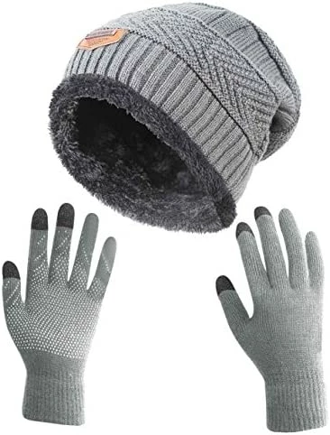 Outlet 🔔 HINDAWI Winter Slouchy Beanie Gloves For 👩 Women Knit Hats Skull Caps Touch Screen Mittens Hat+gloves (brown) 🔥 10 Outlet 🔔 HINDAWI Winter Slouchy Beanie Gloves For 👩 Women Knit Hats Skull Caps Touch Screen Mittens Hat+gloves (brown) 🔥 - Image 8