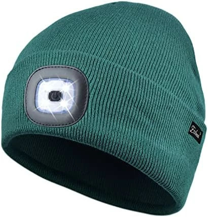Cheap ✨ Etsfmoa Unisex Beanie Hat With The Light Gifts For Men Dad Father USB Rechargeable Caps Olive Green ⌛ 9 Cheap ✨ Etsfmoa Unisex Beanie Hat With The Light Gifts For Men Dad Father USB Rechargeable Caps Olive Green ⌛ - Image 7