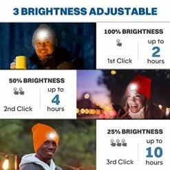 Discount ✔️ Bosttor Bluetooth Beanie Hat With Light, Headlamp Cap With Headphones And Built-in Speaker Mic, Gifts For Men 👩 Women Teen Black ❤️ -Men Skullies & Beanies Sales 51C3h3Rp8WL