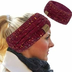 Best Pirce 🎁 Loritta 👩 Womens Ear Warmers Headbands Winter Warm Fuzzy Cable Knit Head Wrap Fleece Lined Gifts Pure Color- Beige(1 Pack) 🌟 -Men Skullies & Beanies Sales 51C63A5lDeL. AC