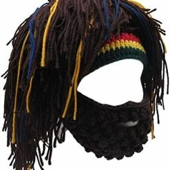 New โจ Creative Barbarian Knit Beard Hat Funny Knit Hat Wig Beanie Hat Beard Facemask V-brown ๐ 19 New โจ Creative Barbarian Knit Beard Hat Funny Knit Hat Wig Beanie Hat Beard Facemask V-brown ๐ -Men Skullies & Beanies Sales 51CP5NGJMyL. AC