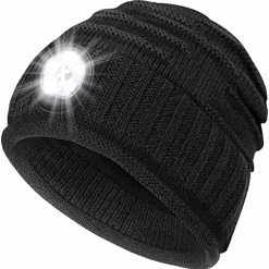 Coupon π Mens Gifts Beanie Hat With Light: Stocking Stuffers π© Women Men Rechargeable Cap LED Flashlight Winter Hats Gift Ideas For Dad Black And White π₯° 17 Coupon π Mens Gifts Beanie Hat With Light: Stocking Stuffers π© Women Men Rechargeable Cap LED Flashlight Winter Hats Gift Ideas For Dad Black And White π₯° -Men Skullies & Beanies Sales 51CQGS0eIrL. AC