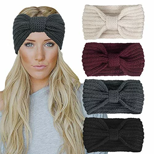 Outlet π Chalier 4 Pcs Warm Winter Headbands For π© Women Cable Crochet Turban Ear Warmer Headband Gifts A-black β¨ 10 Outlet π Chalier 4 Pcs Warm Winter Headbands For π© Women Cable Crochet Turban Ear Warmer Headband Gifts A-black β¨ - Image 8
