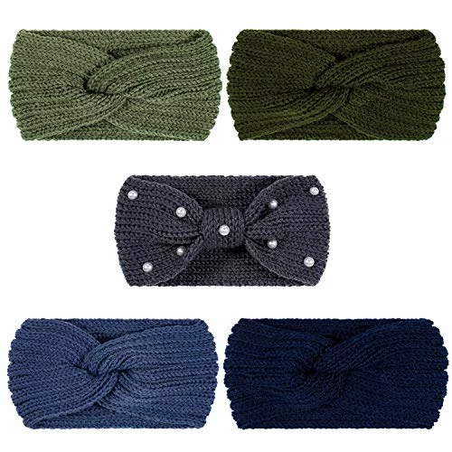 Coupon β€οΈ Whaline 5 Pieces Knit Headbands Winter Ear Warmers, 4 Elastic Turban Head Wraps And 1 Pearl Crochet Hair Band, Hair Scrunchies Scarves For π© Women π§ Girls (Autumn&Winter Colors) π 9 Coupon β€οΈ Whaline 5 Pieces Knit Headbands Winter Ear Warmers, 4 Elastic Turban Head Wraps And 1 Pearl Crochet Hair Band, Hair Scrunchies Scarves For π© Women π§ Girls (Autumn&Winter Colors) π - Image 7
