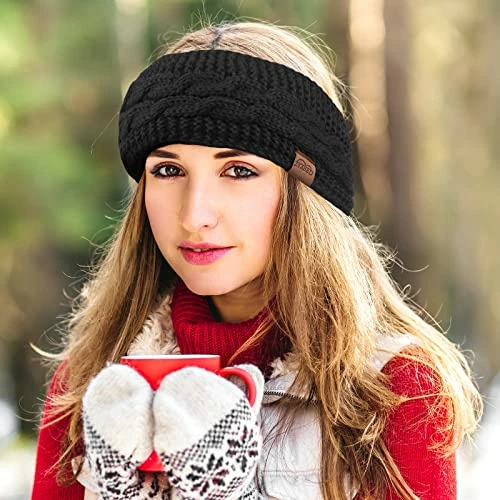 Best Sale π ZYXBBD Winter Headbands For π© Women-Ear Warmers For π© Women Knit Headbands Thicken Elastic Ear Muffs Winter π© Women For Outdoor Sports,Skiing, Running, Jogging Black+gray 1 π 7 Best Sale π ZYXBBD Winter Headbands For π© Women-Ear Warmers For π© Women Knit Headbands Thicken Elastic Ear Muffs Winter π© Women For Outdoor Sports,Skiing, Running, Jogging Black+gray 1 π - Image 5