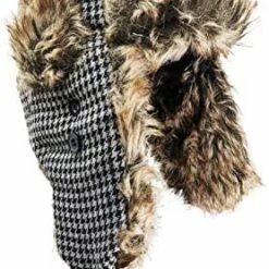 Flash Sale 👍 Trapper Hats Warm Thick Trooper Winter Hats - Men 👩 Women Water Resistant And Windproof. Green & Blue Plaid 🤩 -Men Skullies & Beanies Sales 51DFONKtpqL. AC