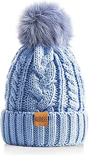 Coupon π₯° REDESS π© Women Winter Pompom Beanie Hat With Warm Fleece Lined, Thick Slouchy Snow Knit Skull Ski Cap β 14 Coupon π₯° REDESS π© Women Winter Pompom Beanie Hat With Warm Fleece Lined, Thick Slouchy Snow Knit Skull Ski Cap β - Image 12