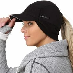 Buy 😉 TrailHeads Fleece Ponytail Hat With Drop Down Ear Warmer | The Trailblazer Adventure Hat For 👩 Women Heather Teal 😀 -Men Skullies & Beanies Sales 51DkW UeIYL. AC