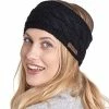 Best deal 😀 Brook + Bay 👩 Womens Winter Ear Warmer Headband - Fleece Lined Cable Knit Ear Band Covers For Cold Weather - Soft & Stretchy Head Wrap Rose 🔔 -Men Skullies & Beanies Sales 51Ivfqdk2mL