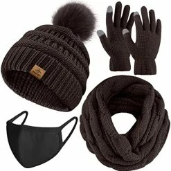 New ๐ URATOT Winter Warm Knitted Sets Knitted Beanie Hat Scarf Face Cover Touchscreen Gloves Set For Men ๐ฉ Women Navy ๐ 24 New ๐ URATOT Winter Warm Knitted Sets Knitted Beanie Hat Scarf Face Cover Touchscreen Gloves Set For Men ๐ฉ Women Navy ๐ -Men Skullies & Beanies Sales 51Iw2gahAZL. AC