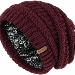 Best Pirce ๐ FURTALK Winter Beanie Hat For ๐ฉ Women Satin Lined Cable Knit Chunky Slouchy Beanies Skull Warm Cap Wine Red-satin Lining โ๏ธ 23 Best Pirce ๐ FURTALK Winter Beanie Hat For ๐ฉ Women Satin Lined Cable Knit Chunky Slouchy Beanies Skull Warm Cap Wine Red-satin Lining โ๏ธ -Men Skullies & Beanies Sales 51JLPSKkFqL. AC