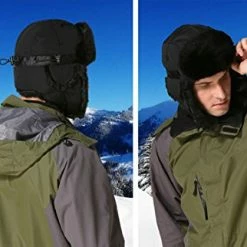 Promo 🔔 Connectyle Oudoor Unisex Faux Fur Lined Trapper Hat Warm Windproof Winter Russian Hats Navy Blue ⭐ -Men Skullies & Beanies Sales 51JrdU7QA3L