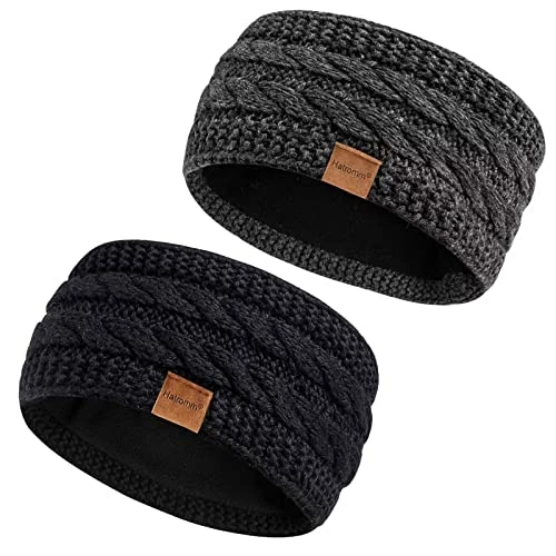 Coupon 💯 Hatromm Winter Headbands For 👩 Women Wool 2 Pack, Ear Warmers For 👩 Women Headband Knit Thick Fleece Lined, Cold Weather Warm Ear Muffs(Black+Beige) ⌛ 13 Coupon 💯 Hatromm Winter Headbands For 👩 Women Wool 2 Pack, Ear Warmers For 👩 Women Headband Knit Thick Fleece Lined, Cold Weather Warm Ear Muffs(Black+Beige) ⌛ - Image 11