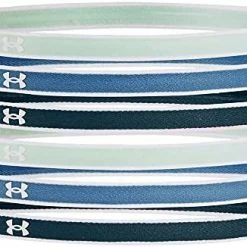 Promo 💯 Under Armour 👩 Womens Mini Athletic Headbands, 6-Pack Blue Note (413)/aqua Bl 🛒