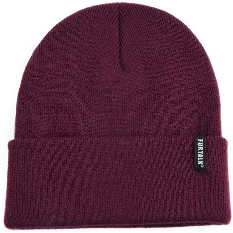 Cheapest 🔔 FURTALK 👩 Womens Knit Beanie Hat Acrylic Winter Hats For 👩 Women Men Soft Warm Unisex Cuffed Beanie Dusk Purple 🛒 9 Cheapest 🔔 FURTALK 👩 Womens Knit Beanie Hat Acrylic Winter Hats For 👩 Women Men Soft Warm Unisex Cuffed Beanie Dusk Purple 🛒 - Image 7