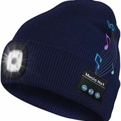 Discount ✔️ Bosttor Bluetooth Beanie Hat With Light, Headlamp Cap With Headphones And Built-in Speaker Mic, Gifts For Men 👩 Women Teen Black ❤️ -Men Skullies & Beanies Sales 51LeczocuXL. AC