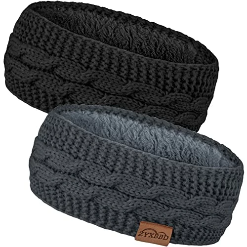 Best Sale π ZYXBBD Winter Headbands For π© Women-Ear Warmers For π© Women Knit Headbands Thicken Elastic Ear Muffs Winter π© Women For Outdoor Sports,Skiing, Running, Jogging Black+gray 1 π 3 Best Sale π ZYXBBD Winter Headbands For π© Women-Ear Warmers For π© Women Knit Headbands Thicken Elastic Ear Muffs Winter π© Women For Outdoor Sports,Skiing, Running, Jogging Black+gray 1 π