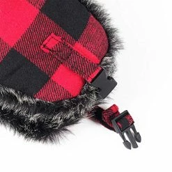 Buy ✔️ ONWAY Buffalo Plaid Aviator Fur Trapper Hat Ushanka Eskimo Russian Bomber Hat With Ear Flaps For 👩 Women Men Blue 🔔 -Men Skullies & Beanies Sales 51MANRFwpFL