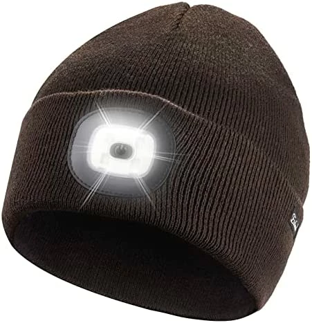 Cheap ✨ Etsfmoa Unisex Beanie Hat With The Light Gifts For Men Dad Father USB Rechargeable Caps Olive Green ⌛ 6 Cheap ✨ Etsfmoa Unisex Beanie Hat With The Light Gifts For Men Dad Father USB Rechargeable Caps Olive Green ⌛ - Image 4