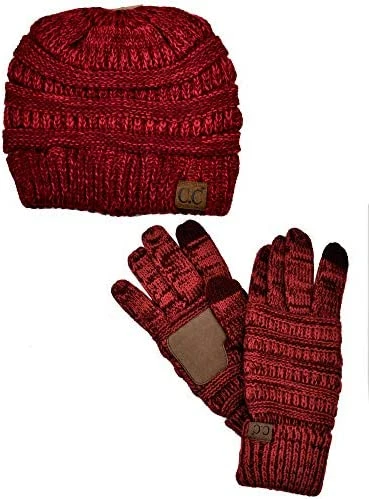Cheap ๐คฉ C.C Unisex Soft Stretch Cable Knit Beanie And Anti-Slip Touchscreen Gloves 2 Pc Set 2 Pc Set Toast Almond ๐งจ 4 Cheap ๐คฉ C.C Unisex Soft Stretch Cable Knit Beanie And Anti-Slip Touchscreen Gloves 2 Pc Set 2 Pc Set Toast Almond ๐งจ - Image 2