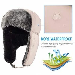 Best Pirce 🥰 Mysuntown Winter Hats For 👩 Women And Men, Winter Hat Trapper Hat Ushanka, Ear Flap Chin Strap And Windproof Mask. Grey 🎁 -Men Skullies & Beanies Sales 51NftgjiOqL