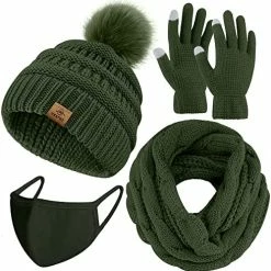 New ๐ URATOT Winter Warm Knitted Sets Knitted Beanie Hat Scarf Face Cover Touchscreen Gloves Set For Men ๐ฉ Women Navy ๐ 26 New ๐ URATOT Winter Warm Knitted Sets Knitted Beanie Hat Scarf Face Cover Touchscreen Gloves Set For Men ๐ฉ Women Navy ๐ -Men Skullies & Beanies Sales 51OAKqU vL. AC