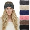 Discount 🛒 DRESHOW Crochet Ear Warmer Headband Soft Knit Turban Stretch Headbands Warmer For 👩 Women Winter 6 Pack Crochet Knitted Headband B ⌛
