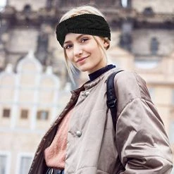 Cheap 🥰 WILLBOND 5 Pieces Winter Cable Knit Headbands Fleece Lined Headbands Thick Crochet Turban Bowknot Ear Warmer For 👩 Women 👧 Girls ⭐ -Men Skullies & Beanies Sales 51Qaj0DRraL