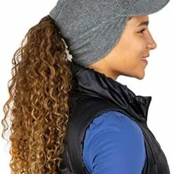 Buy 😉 TrailHeads Fleece Ponytail Hat With Drop Down Ear Warmer | The Trailblazer Adventure Hat For 👩 Women Heather Teal 😀 -Men Skullies & Beanies Sales 51RX9MkUSDL. AC