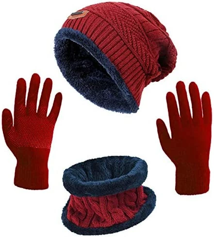 Top 10 ๐ฅฐ HINDAWI Winter Hat Scarf Gloves Slouchy Beanie Snow Knit Skull Cap Touch Screen Mittens Circle Scarves For ๐ฉ Women Hat+scarf+gloves (black) ๐ 4 Top 10 ๐ฅฐ HINDAWI Winter Hat Scarf Gloves Slouchy Beanie Snow Knit Skull Cap Touch Screen Mittens Circle Scarves For ๐ฉ Women Hat+scarf+gloves (black) ๐ - Image 2