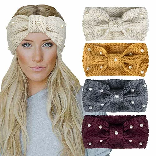 Outlet π Chalier 4 Pcs Warm Winter Headbands For π© Women Cable Crochet Turban Ear Warmer Headband Gifts A-black β¨ 14 Outlet π Chalier 4 Pcs Warm Winter Headbands For π© Women Cable Crochet Turban Ear Warmer Headband Gifts A-black β¨ - Image 12