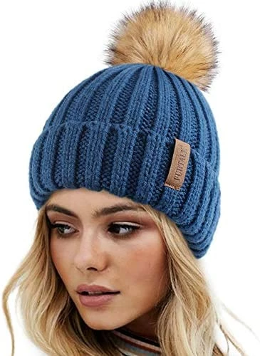 Best deal π FURTALK π© Womens Winter Knitted Beanie Hat With Faux Fur Pom Warm Knit Skull Cap Beanie For π© Womenβ¦ 01-black π₯° 17 Best deal π FURTALK π© Womens Winter Knitted Beanie Hat With Faux Fur Pom Warm Knit Skull Cap Beanie For π© Womenβ¦ 01-black π₯° - Image 15