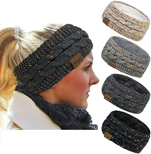 Brand new ๐ Loritta 4 Pack ๐ฉ Womens Winter Headbands Fuzzy Fleece Lined Ear Warmer Cable Knit Thick Warm Crochet Headband Gifts A Solid Color(black+dark Gray+wine Red+beige) โ๏ธ 11 Brand new ๐ Loritta 4 Pack ๐ฉ Womens Winter Headbands Fuzzy Fleece Lined Ear Warmer Cable Knit Thick Warm Crochet Headband Gifts A Solid Color(black+dark Gray+wine Red+beige) โ๏ธ - Image 9