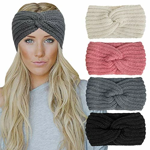 Outlet π Chalier 4 Pcs Warm Winter Headbands For π© Women Cable Crochet Turban Ear Warmer Headband Gifts A-black β¨ 11 Outlet π Chalier 4 Pcs Warm Winter Headbands For π© Women Cable Crochet Turban Ear Warmer Headband Gifts A-black β¨ - Image 9