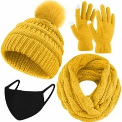 New ๐ URATOT Winter Warm Knitted Sets Knitted Beanie Hat Scarf Face Cover Touchscreen Gloves Set For Men ๐ฉ Women Navy ๐ 28 New ๐ URATOT Winter Warm Knitted Sets Knitted Beanie Hat Scarf Face Cover Touchscreen Gloves Set For Men ๐ฉ Women Navy ๐ -Men Skullies & Beanies Sales 51VUyqdcUL. AC